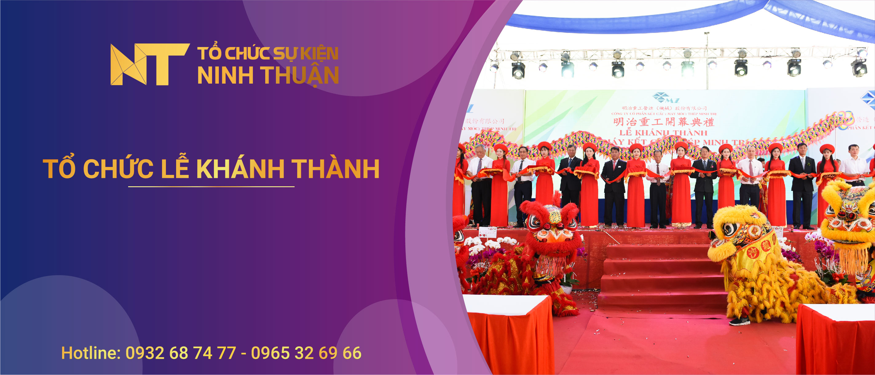 Tổ chức lễ khánh thành chuyên nghiệp tại Ninh Thuận